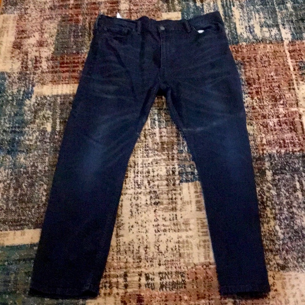 Black levy pants